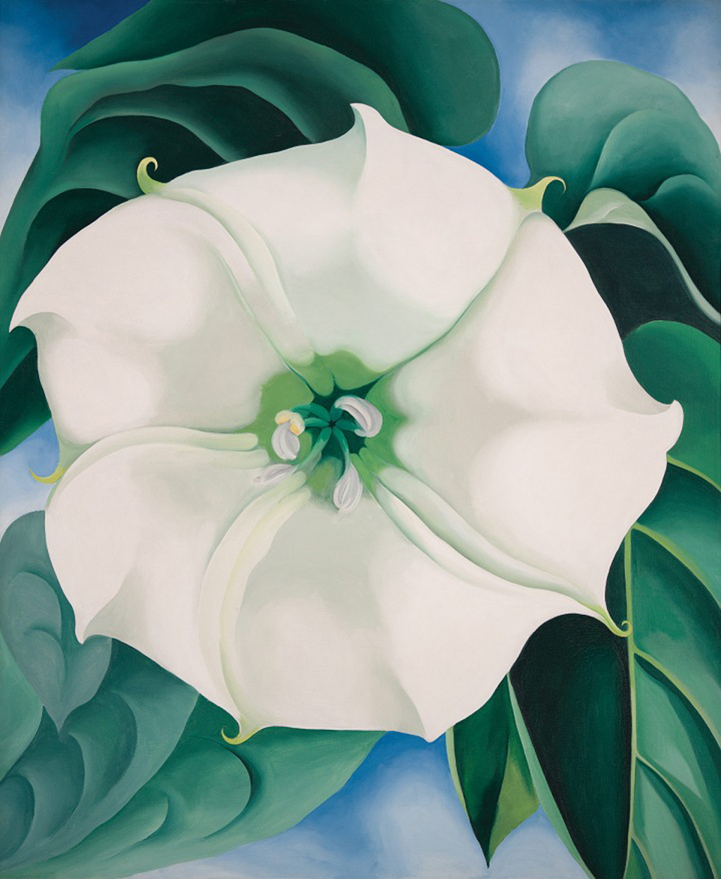 Jimson Weed / White Flower No. 1 by Georgia O'Keeffe